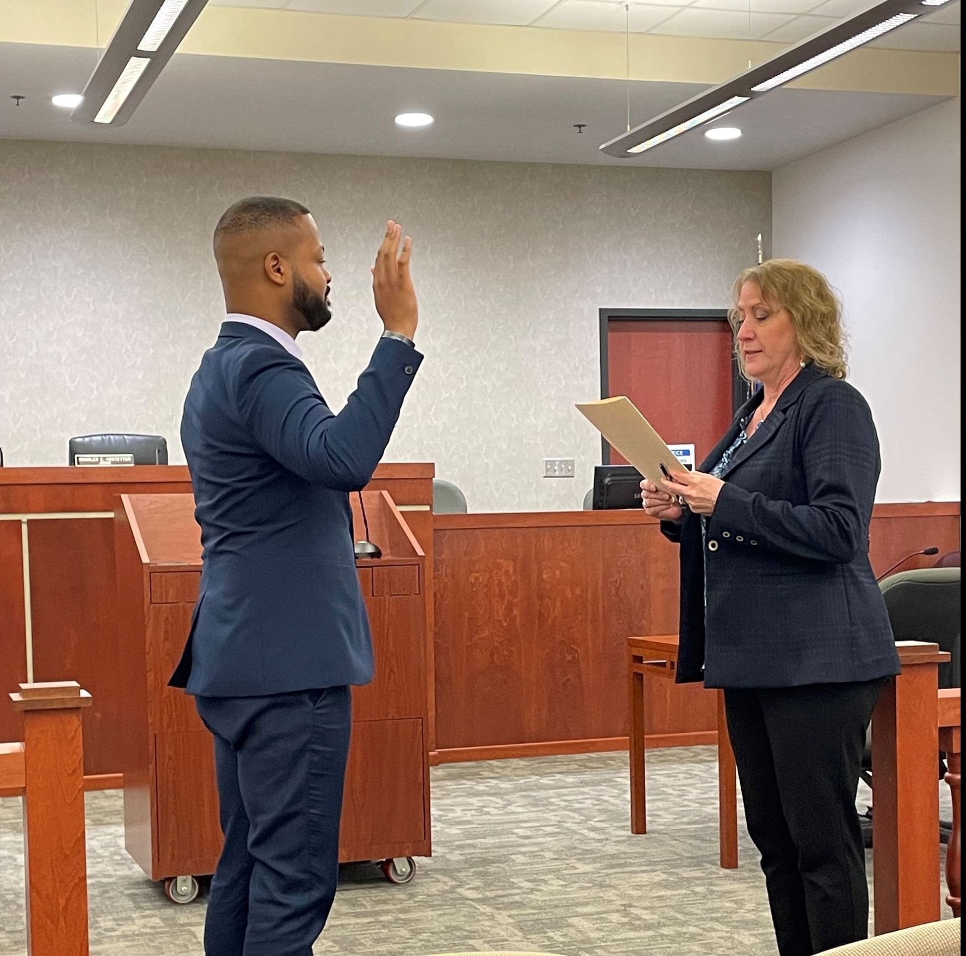 Christian-Moss Swearing In